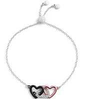 COACH Signature Heart Link Adjustable Bracelet