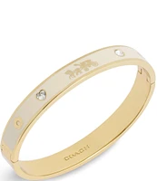 COACH Signature Horse & Carriage Bangle Bracelet