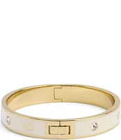 COACH Signature Horse & Carriage Bangle Bracelet