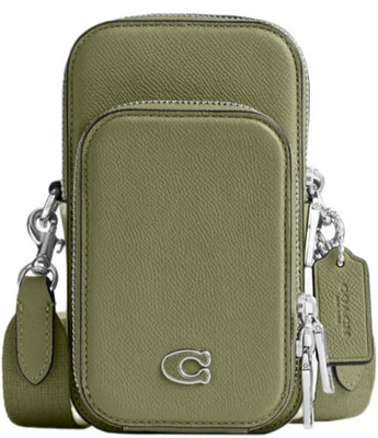 COACH Silver Hardware Phone Crossbody Bag