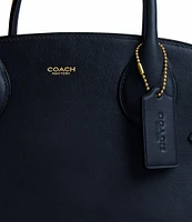 COACH Soft Empire 40 Leather Carryall Satchel Bag