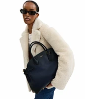 COACH Soft Empire 40 Leather Carryall Satchel Bag