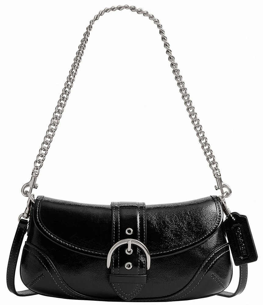 COACH SOHO 25 Crinkle Leather Shoulder Bag