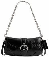 COACH SOHO 25 Crinkle Leather Shoulder Bag