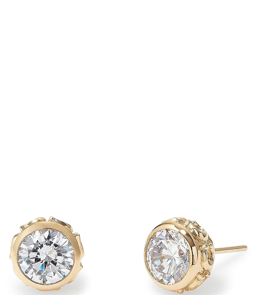 COACH Stone C Crystal Stud Earrings