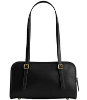 COACH Swing Zip Leather Satchel Bag