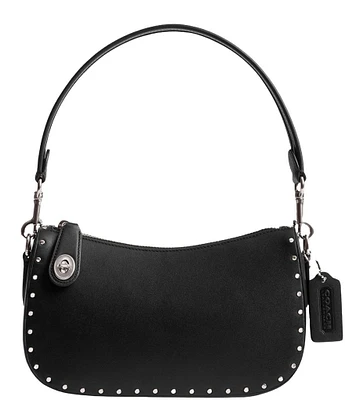 COACH Swinger With Rivets Shoulder Bag