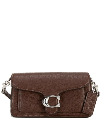 COACH Tabby 20 Silver Hardware Pebbled Shoulder Bag