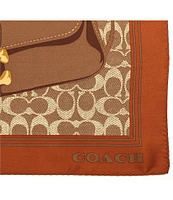 COACH Tabby Printed Silk Square Scarf