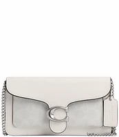 COACH Tabby Signature Canvas Chain Crossbody Wristlet