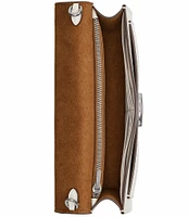 COACH Tabby Signature Canvas Chain Crossbody Wristlet