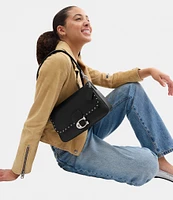 COACH Tabby With Rivets Crossbody Shoulder Bag