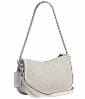 COACH The Coach Originals Signature Jacquard Swinger Bag