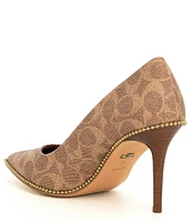 COACH Waverly Bead Chain Logo Pumps