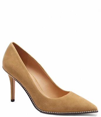 Coach Waverly Suede Pumps