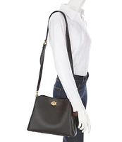 COACH Willow Pebble Leather Shoulder Bag