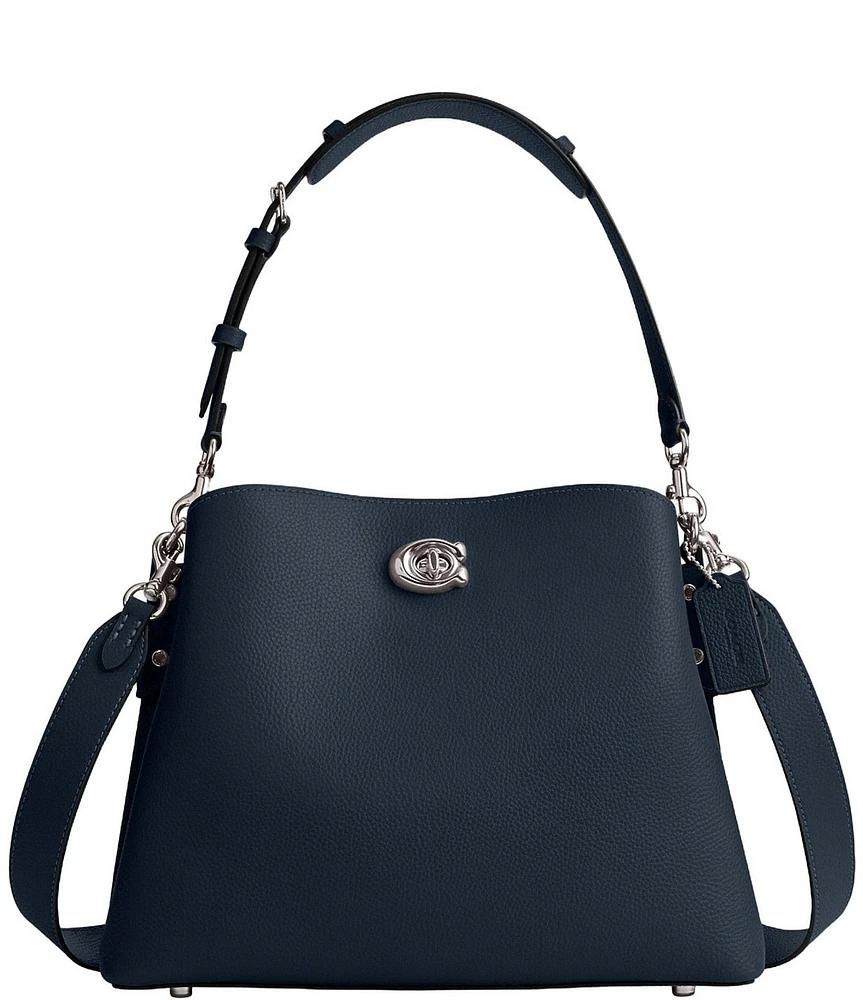 COACH Willow Pebble Leather Shoulder Bag