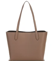 COACH Willow Pebble Leather Solid Tote Bag