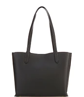 COACH Willow Pebble Leather Solid Tote Bag