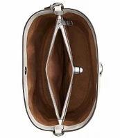 COACH Willow Soft Signature Logo Coated Canvas Bucket Bag