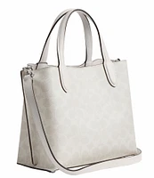 COACH Willow Tote 24 Signature Canvas Bag