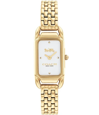 COACH Women's Cadie Quartz Analog Gold Bracelet Watch