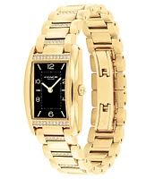 COACH Women's Reese Quartz Analog Gold Tone Stainless Steel Bracelet Watch