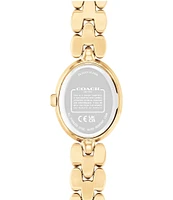 COACH Women's Sammy Quartz Analog Gold Tone Stainless Steel Bracelet Watch