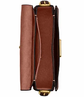 Coach Zoe Calf Leather Shoulder Bag