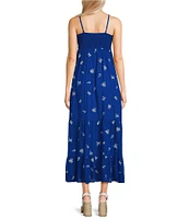 Coco + Jaimeson Crinkle Gauze Maxi Dress