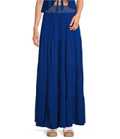 Coco + Jaimeson Crinkle Gauze Coordinating Maxi Skirt