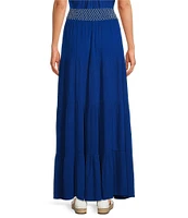 Coco + Jaimeson Crinkle Gauze Coordinating Maxi Skirt