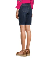 Code Bleu Chelsea High Rise Fray Hem Side Slit Bermuda Shorts