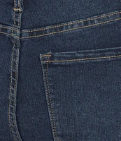 Code Bleu Chelsea High Rise Fray Hem Side Slit Bermuda Shorts