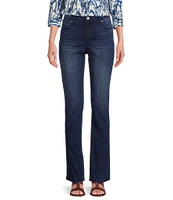 Code Bleu Chelsea Straight Leg High Rise Stretch Denim Jeans