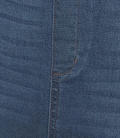 Code Bleu Mid Rise Stretch Denim Skort