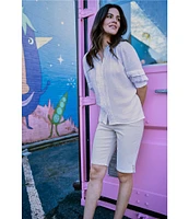 Code Bleu Petite Size Chelsea Bermuda Shorts