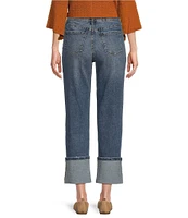 Code Bleu Petite Size High Rise Cropped Boyfriend Jeans