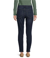 Code Bleu Petite Size Soho Mid Rise Slim Skinny Leg Stretch Denim Jeans