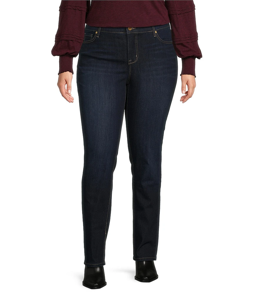 Code Bleu Plus Size Chelsea Straight Leg Jeans