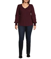 Code Bleu Plus Size Chelsea Straight Leg Jeans