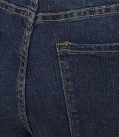 Code Bleu Plus Size Stretch Denim Bermuda Shorts