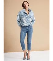 Code Bleu Rolled Cuff Weekend Jeans