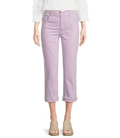 Code Bleu Soho Mid Rise 5 Pocket Stretch Capri Jeans