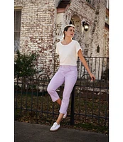Code Bleu Soho Mid Rise 5 Pocket Stretch Capri Jeans