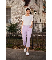 Code Bleu Soho Mid Rise 5 Pocket Stretch Capri Jeans