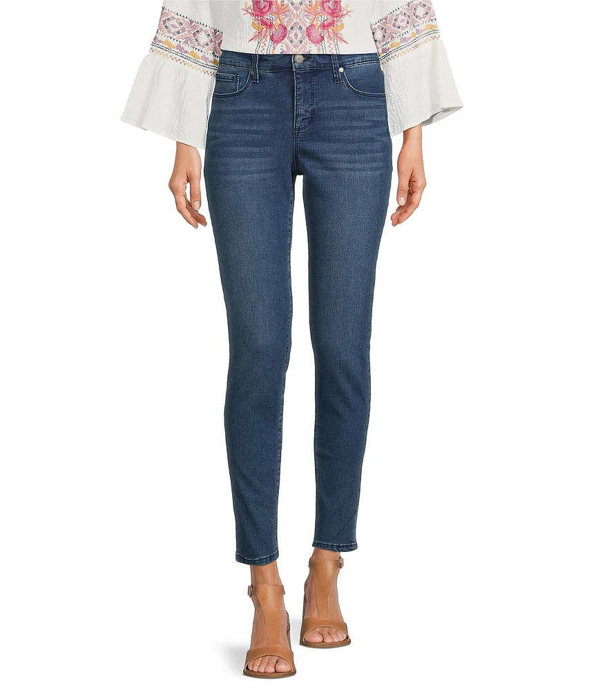 Code Bleu Soho Skinny Leg Mid Rise Jeans