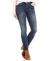 Code Bleu Soho Skinny Leg Mid Rise Jeans