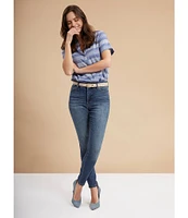 Code Bleu Soho Skinny Leg Mid Rise Jeans