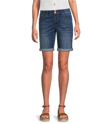 Code Bleu Soho Stacked Waist Bermuda Shorts